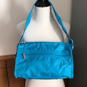 NWT GAL Bueno Turquoise Nylon Handbag